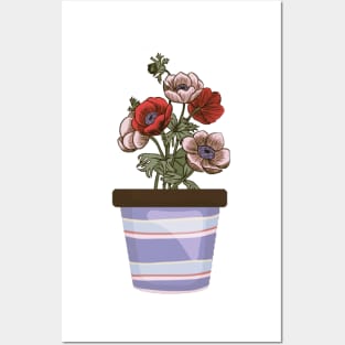 Flower Vase Posters and Art